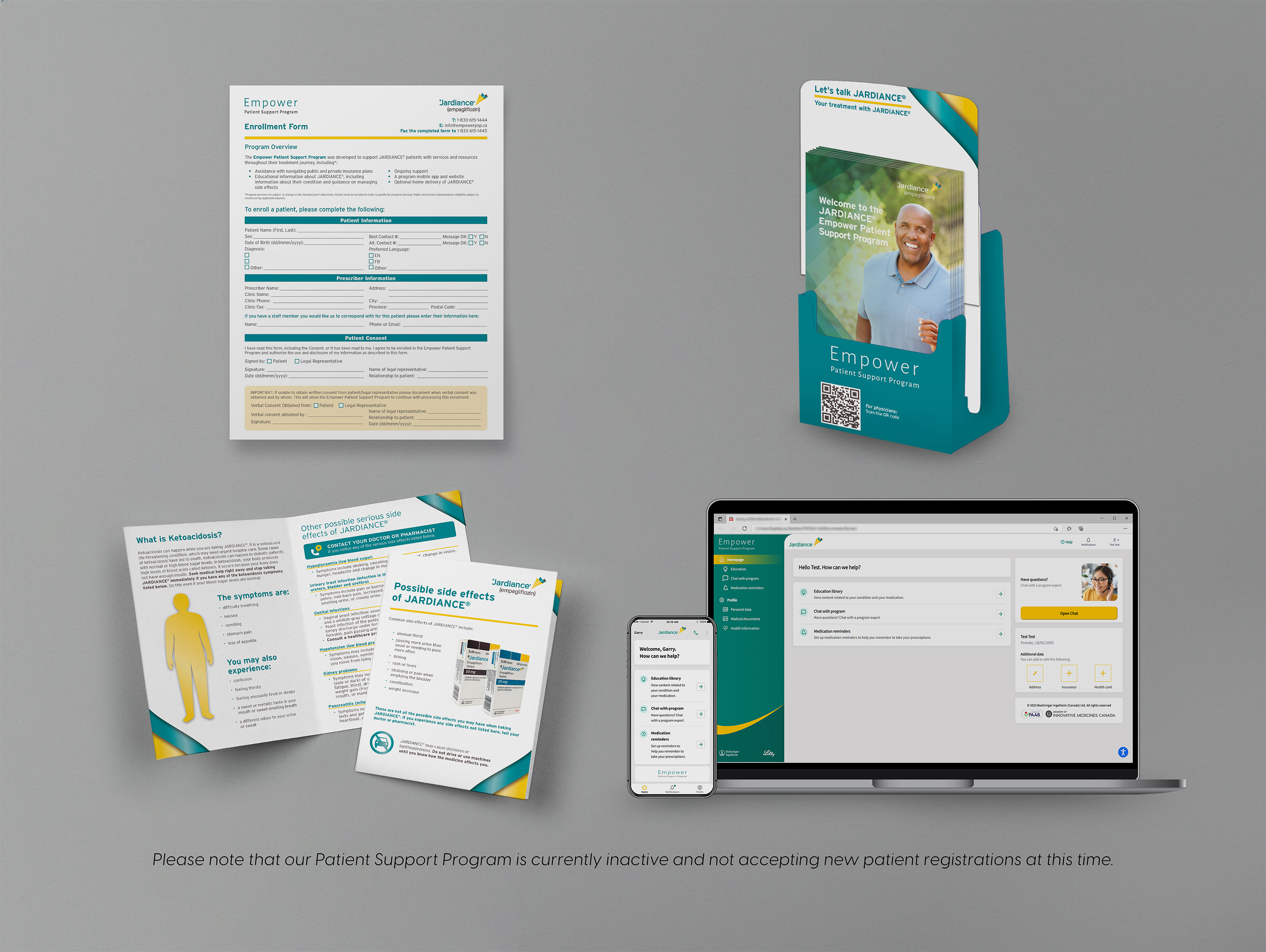 Brochures et documents imprim?s du programme de soutien aux patients Empower