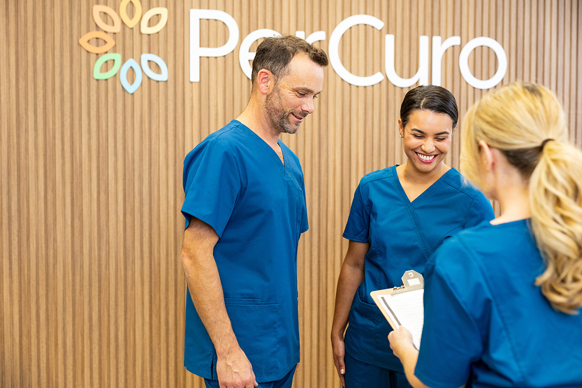 Infirmières PerCuro souriantes